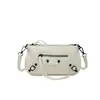 Yue Zi 2026 Outono Inicial Nova Bolsa Elegante Versátil Simples de Ombro Único Textura Casual Design Requintado Bolsa Transversal para Motocicleta