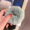Nova Faixa de Cabelo de Pelúcia macia Menina Fofa loli corda de cabelo crianças doce fofa corda de cabelo inverno acessórios de cabelo peludos
