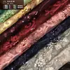Tela Nueva con Lentejuelas Malla Transparente Agujero en el Borde de 3 mm + 6 mm Azulejo Vestido de Moda Ropa de Moda Tela con Lentejuelas