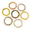 Pulseira de Quartzo Rutilado Dourado Natural, Quartzo Titânio, Quartzo Amarelo Brasileiro Grau de Colecionador, Pulseira da Sorte, Atacado de Joias de Pulseira de Cristal