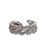 Pulsera de anillo de apertura giratoria nueva para mujer, moda de nicho, diseño único con diamantes, anillo para el dedo índice, anillo de moda estilo ins, estilo minimalista