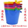 Suministros del Fabricante Juguetes de Playa para Niños, Cubos de Hierro Grandes y Pequeños para Jugar con Arena, Excavar y Jardinería, Cubos de Manualidades para Exteriores