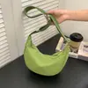 Bolsa Dumpling Versátil Feminina Pequena Transversal 2026 Novo Estilo Unissex Leve Bolsa de Tecido de Nylon Bai Bolsa de Ombro Casual Transfronteiriça