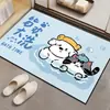 Alfombrillas Antideslizantes Personalizadas para Inodoro, Alfombras Resistentes a las Manchas, Felpudos para Baño, Felpudos Absorbentes de Diatomeas para Puerta de Baño