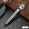 Cortador de Fideos de Acero Inoxidable Hogareño Cocina Pasta Fideos Nuevo Mango de Tubo Artefacto para Cortar Fideos Herramienta Manual para Cortar Fideos