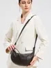 Bolso de Piel Genuina para Mujer Estilo Nuevo 2026, Bolso de Moda y Elegante para Mujer, Bolso Forma de Croissant, Bolso Cruzado Versátil y con Estilo