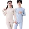 Conjunto de Ropa Interior Térmica para Adolescentes, Pijama Suave de Terciopelo para Niños, Ropa de Otoño y Pantalones Largos de Algodón Puro para Niños, Camisetas Interiores y Calzones para Estudiantes Mujeres