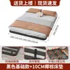 Cama de Hierro Forjado, Cama Tatami Simple para Uso Doméstico, Sin Mesita de Noche, Engrosada y Reforzada, Adecuada para Apartamentos de Alquiler, Cama con Estructura de Hierro Colgante