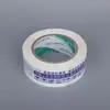 Fita com padrão impressa de fábrica com mensagens de aviso, fita fosca personalizada com logotipo para entrega expressa e embalagens de e-commerce