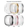 Adequado para estojo Fitbit Versa4 sense2 galvanoplastia all-inclusive estojo protetor tpu soft glue estojo protetor