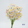 Tela de Seda Fresca y Sencilla Nuevas Flores Artificiales de Manzanilla Atadas a Mano, Flores Falsas, Ramo para Accesorios de Sesión de Fotos, Flores Decorativas