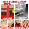 Cama Empalmable, Cama Extra Ancha, Herramienta de Empalme para que Duerman los Adultos, Madera Maciza con Barandillas, Cama Infantil, Cama de Bebé, Cama Grande Empalmable
