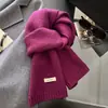 Lenço de Alto Padrão Azul Klein para Mulheres, Novo Estilo Coreano de Inverno, Versátil e Espessado para Aquecimento, Adequado para Homens