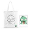 Bolsa de Lienzo Graffiti Materiales para Colorear Logo de Nezha Pintado a Mano Bolsa de Lienzo Dibujos Animados Pintada a Mano