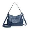 Bolso de Cuero Suave para Mujer de Comercio Exterior Transfronterizo 2026 Nueva Moda Gran Capacidad Bolso de Hombro Bolso Cruzado Casual
