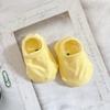 Meias Antiderrapantes para Chão Infantil, Meias Curtas Lisas, Meias Cano Baixo, Meias de Bebê Lisas Finas, Meias Antiderrapantes para Chão de Criança Pequena