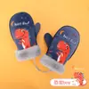 Luvas Infantis de Inverno Aveludadas Espessas Quentes à Prova de Vento para Meninos e Meninas Crianças Estudantes Fofas Bebê Brincando na Neve