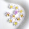 Nueva joyería nacional para uñas con flores de peonía, luminosa, floreciente, estilo chino, accesorios de decoración para uñas