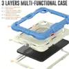 Adecuado para iPad mini6 pulsera brazalete soporte de PC giratorio beige funda para tableta mini4 mini5 funda protectora