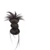 Peruca de Coque Baixo com Presilha de Garra, Acessório de Cabelo Estilo Preguiçoso, Coque de Peruca Naturalmente Fofo na Parte de Trás da Cabeça