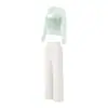 Conjunto de Yoga para Mujer para Tensar el Abdomen y Levantar las Caderas, Sensación de Segunda Piel, Sin Costuras, Secado Rápido, Transpirable, Conjunto de Dos Piezas para Mujer para Gimnasio, Levantamiento de Pesas, Pilates, Otoño
