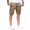 Pantalones Cortos de Verano 2021 para Hombre, Pierna Recta, Juveniles, Populares, de Trabajo, de Cinco Puntos, Casual, Deportivos, Tendencia de Moda