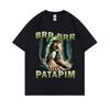 Camiseta Meme Divertida Brainrot Italiano Brr Brr Patapim Tralaler