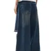 Jeans lavados estilo retro americano para hombre y mujer, pantalones de verano rotos desgastados, pantalones acampanados casuales versátiles de alta costura