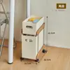 Estante de Almacenamiento Debajo del Escritorio, Carrito de Piso, Gabinete de Almacenamiento Tipo Cajón Grande Extraíble, Artefacto para Estación de Trabajo de Oficina