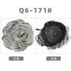 Elástico de cabelo para comércio exterior, coque falso, coque de cabelo cacheado, acessório de cabelo em forma de botão de flor, penteado de noiva, coque de cabelo falso, elástico de cabelo cacheado preguiçoso, atacado