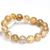 Pulsera de Árbol Pequeño de Cristal Natural Hongchu con Perlas Redondas de Cristal, Pulsera de Perlas Sueltas de Cristal Irregular, Venta Directa del Fabricante