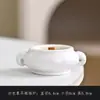 Estufa de Velas de Tres Patas Doméstica Simple de Doble Asa Mini Aromaterapia Portavelas Creativo Quemador de Incienso Aromático Adornos Decorativos