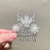 Chapéu Meia-Coroa Acessórios para Ímã de Geladeira DIY Lembrança de Guizhou Coroa de Cabelo Prateada Chapéu Étnico Miao Adorno de Cabeça de Chifre de Borboleta Chapéu