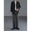 Pantalones de Traje Dipper de Alta Calidad Estilo Coreano Sueltos de Pierna Ancha Pantalones Casuales para Hombre Marca de Moda Superiores Pantalones de Traje de Pierna Recta