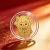 Pegatinas para Teléfono de Oro Puro 999 del Año de la Oveja, Pequeñas Pegatinas de Pan de Oro, Productos de Atracción para Transmisiones en Vivo de Tienda, Regalos de Fábrica