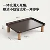 Soporte elevado para cuenco de gato, soporte elevado para cuenco de perro, bandeja antideslizante de PP, área de alimentación de comida y agua, área de comedor para mascotas ordenada y organizada, fácil de limpiar