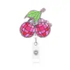 Insignia con Clip Retráctil Rosa Brillante Insignia de Identificación Médica en Inglés En Stock Interesante Clip Acrílico
