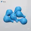 Pipeta de vidrio graduada para alimentar con bulbo de oreja Bulbo de succión azul Tubo de adición de líquido graduado de laboratorio 0.