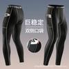 Calças Esportivas de Fitness Transfronteiriças Masculinas para Corrida Esportiva Justas Elásticas de Secagem Rápida com Bolsos Treino de Basquete Calças Outdoor