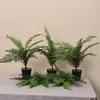 Plantas de helecho artificiales, incluyendo helecho riñón, helecho persa y ficus trepador, para diseño de paisajes en miniatura; plantas artificiales para plantar en el suelo, con hojas de helecho