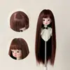 Pelucas para muñecas BJD/SD, juegos de pelucas para muñecas a escala 1/3, 1/4, 1/6, cabello largo liso para disfraces de muñecas con temática oceánica
