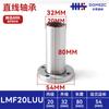 Misi Lmf Rolamento Linear Flange Redonda com Flange Rolamento Movimento Deslizante Precisão Silencioso Rolamento de Esfera Extensão