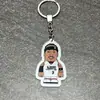 Nba Kobe Curry James Owen estrella del baloncesto caricatura Llavero Coche colgante de mochila escolar joyería para estudiante