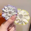 Goma para el pelo de niña estilo coreano con encaje de doble capa para moños, alta elasticidad, suave con el cabello, lindo accesorio para el pelo