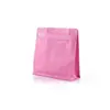 Saco Quadrado para Café Saco para Embalagem de Chá Cubo Mágico Auto-suportável Saco com Fecho Zip Embalagem Selada para Alimentos Folha de Alumínio com Válvula de Ar Universal