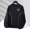 Sudadera de Cuello Redondo para Hombre, Marca de Tendencia Otoñal, Versátil Estampada Holgada de Manga Larga, Atuendo Unisex para Pareja, Top de Estudiante
