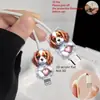 Protector de cable plano 2D con un elegante diseño de Corgi, previniendo la rotura del cable para cables de carga Tipo-C/teléfono móvil