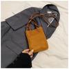 Outono e inverno vintage nicho leopardo impressão bolsa feminina 2024 novo all-match crossbody bolsa super popular camurça bolsa para celular