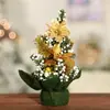 Creativo Navidad 20cm Mini Adornos de Árbol de Navidad Regalos para Niños Decoraciones de Regalo para Árbol de Navidad Hecho a Mano