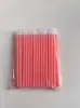Pincel para Labios Hueco de Mango Largo, Pincel para Labial de Terciopelo, Set de 50 Piezas de Pinceles, Pincel para Sombras de Ojos y Brillo de Labios, Herramientas de Belleza, Pinceles de Maquillaje